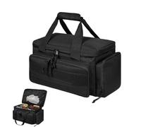 diceevil Borsa portautensili portatile, organizer per attrezzi da elettricista, borsa da lavoro multifunzionale con fondo imbottito anti-attrito e spesso per riparatori, elettricisti, falegnami