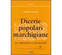 Dicerie popolari marchigiane tra Ottocento e Novecento