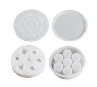 Dices Dies Resina Castings Mold 7 Forme Gioco Pentagono Quadrato Triangolo Mold Gioco Digitale Casa Dadi Mold