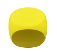 Dices Vuoto Formazione E Etichette Pulire Pulizia Cubica Scrivi Su Coltivazione Colori Vividi