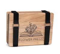 DICHA Pressa per fiori a microonde, per libri e piante in tiglio e foglia, kit professionale per pressa a fiori da 16 x 20 cm, per adulti e bambini, semplice attività all'aria aperta e artigianato