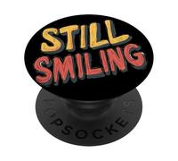 Dichiarazione ancora sorridente per un costume da giorno luminoso PopSockets PopGrip Adesivo