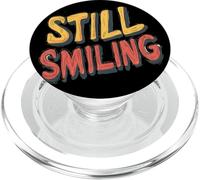 Dichiarazione ancora sorridente per un costume da giorno luminoso PopSockets PopGrip per MagSafe