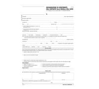 Dichiarazione Conformità Impianto Data Ufficio - Snap 5 Copie Autoricalcanti - 2