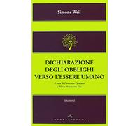 Dichiarazione degli obblighi verso l'essere umano