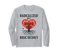 Dichiarazione di Base dell'albero del Cuore della decenza radicalizzata Maglia a Manica