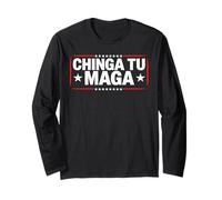 Dichiarazione di Chinga Tu Maga Abbigliamento Protesta Anti-Maga Maglia a Manica