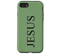 Dichiarazione di fede cristiana minimalista di Gesù Croce Custodia per iPhone SE (2020) / 7/8