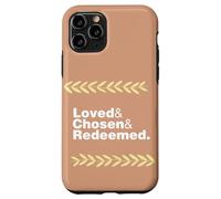 Dichiarazione di identità cristiana redenta amata scelta Custodia per iPhone 11 Pro