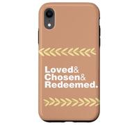 Dichiarazione di identità cristiana redenta amata scelta Custodia per iPhone XR