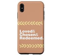 Dichiarazione di identità cristiana redenta amata scelta Custodia per iPhone XS Max