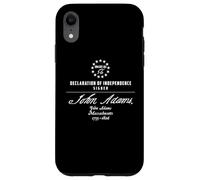 Dichiarazione di indipendenza della firma di John Adams Custodia per iPhone XR