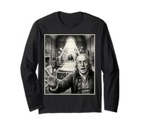 Dichiarazione di Indipendenza Selfie Benjamin Franklin USA Maglia a Manica
