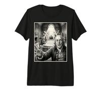 Dichiarazione di Indipendenza Selfie Benjamin Franklin USA Maglietta Premium