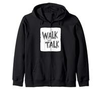 Dichiarazione di Nice Walk That Talk Felpa con Cappuccio