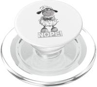 Dichiarazione di pecore I no, divertente semplicemente nö no PopSockets PopGrip per MagSafe