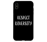 Dichiarazione di rispetto per la diversità di sostegno alla giustizia sociale Custodia per iPhone XS Max
