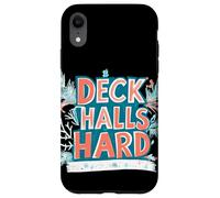 Dichiarazione difficile di Amazing Deck the Halls per un Natale impertinente Custodia per iPhone XR