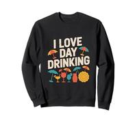 Dichiarazione Estiva di I Love Day Drinking Fun Felpa
