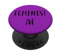 Dichiarazione femminista AF Support Social-Justice PopSockets PopGrip Adesivo