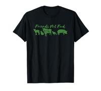 Dichiarazione Go Vegan - Friends Not Food Maglietta