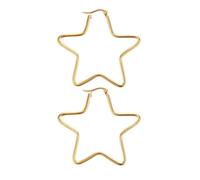 Dichiarazione Orecchini A Stelle A Cinque Eleganti Orecchini Stella In Oro O In Acciaio Adatti Gioielli Unici E Audaci Amanti Della Resistente Alle Allergie