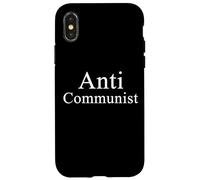 Dichiarazione politica anti-comunista Capitalismo del libero mercato Custodia per iPhone X/XS