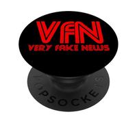 Dichiarazione sull"umorismo sarcastico VFN di notizie molto false PopSockets PopGrip Adesivo