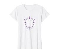 Dichiarazione sulla Passione dei Tifosi di Calcio dei Bleed Purple Maglietta, Donna, Bianco, S