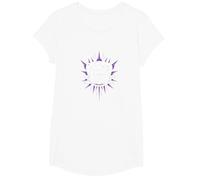 Dichiarazione sulla Passione dei Tifosi di Calcio dei Bleed Purple Maglietta, Ragazze, Bianco, XS