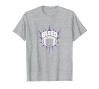 Dichiarazione sulla Passione dei Tifosi di Calcio dei Bleed Purple Maglietta, Uomo, Grigio Melange, XXL