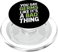 Dici ai germi come se fosse una brutta cosa microbiologo PopSockets PopGrip per MagSafe