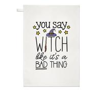 Dici Che La Strega È Una Cosa Brutta Asciugamano Da Cucina Panno Divertente