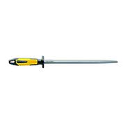 Dick 3748176 Affilacoltelli Rotondo, 30 Cm, con Tirante Standard, Manico Giallo/Nero