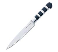 Dick 3748260 Coltello da Bistecca con Lama Liscia, 12 Cm, Manico Nero, 1905