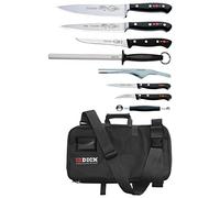 Dick coltelli dl386 Set di coltelli con borsa, 8 pezzi, colore: nero
