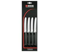 F. DICK ProDynamic 85700032-Set di 4 coltelli Multiuso, Metallo, Nero, 30 x 8.5 x 1 cm, 4 unità