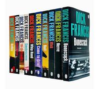 Dick Francis Thriller Collection Set di 10 libri (Nerve, Bonecrack, Knock Down, Come To Grief, Whip Hand, Smokescreen, Risk, Bolt, Penalità da 10 libbre e Reflex)
