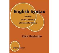 Dick Heaberlin English Syntax (Tascabile)