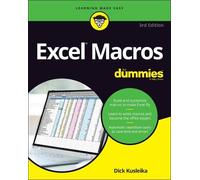 Dick Kusleika Excel Macros For Dummies (Tascabile)