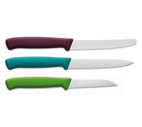 F. DICK 85700092 Dick - prodynamic Set Coltello da Cucina, 3-piezas di Colori 8570009, Acciaio, Bunt