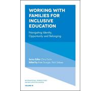 Dick Sobsey Working with Families for Inclusive Education (Copertina rigida)