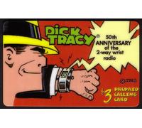 Dick Tracy (Detective) Set Di 4 IN Raccoglitore Plus 5th Promo Card Telefono