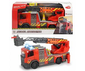 Dickie 203716017 - Sos - Scania Scaletta Girevole - Nuovo