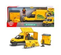 Merchandising Dickie Toys: Dhl Delivery Set Cm.25 Con Personaggio E Accessori