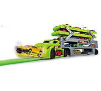 Dickie Bisarca - 2 asst., cm 44,5, Piattaforma a 5 Livelli, rampa di Uscita, 1 Auto Inclusa, può Contenere Fino a 36 Auto