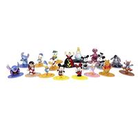 Jada Set di 18 nanofigure Disney in metallo da 4 cm da collezione