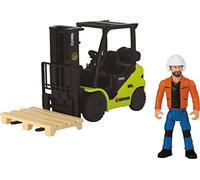 Dickie Muletto Clark in Scala 1:24, 16 cm, Inclusi Personaggio e Pallet, + 3 Anni, 203832008