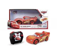 Jada - Disney Cars, Radiocomando Cars Saetta Mc Queen Turbo, 203084028, + 4 Anni, Scala 1:24, 2 Canali