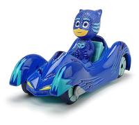 Dickie Toys 203141000 - Macchina di Gattoboy dei Super Pigiamini, veicolo in metallo, ruota libera, 7 cm, dai 3 anni in su, confezione singola